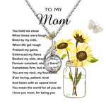 Rising Phoenix Necklace - Mom Necklace Gift - To My Mom - You Mean The World For All You Do Mother's Day Necklace