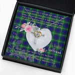 Gift For My Beautiful Girlfriend Necklace Valentine Necklace Clan Hamilton Hunting Tartan Cross Dancing Necklace Scottish Tartan Jewelry