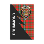 Scotstee Shop Drummond  Tartan Garden Flag - Flash Style