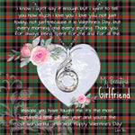 Rising Phoenix Necklace - Valentine Necklace Clan Cumming Hunting Ancient Tartan Gift for Girlfriend, Gift for My Wife Rising Phoenix Necklace