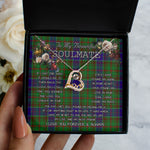To My Beautiful Soulmate Necklace In Your Eyes I Have Found My Home Clan Adam Hunting Tartan Forever Love Necklace