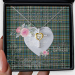 Gift For My Beautiful Girlfriend Necklace Valentine Necklace Clan Scott Green Ancient Tartan Cross Dancing Necklace Scottish Tartan Jewelry