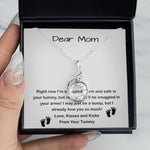 Rising Phoenix Necklace - Mom Necklace, Mom To Be Necklace, Pregnancy Gift For Mom To Be, Mommy Present From Unborn Baby, Gift For Expecting Moms