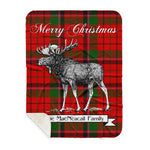 Scotstee Shop Plaid Tartan Blanket With Moose Clan MacNeacail Plaid Blanket, plaid blanket australia,plaid blanket canada,plaid christmas blanket,plaid fleece sherpa blanket,plaid sherpa blanket canada,plaid sherpa blanket lipstick,plaid sherpa blanket pink,plaid sherpa blanket queen