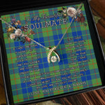 To My Beautiful Soulmate Necklace In Your Eyes I Have Found My Home Clan Barclay Hunting Ancient Tartan Wishbone Dancing Necklace