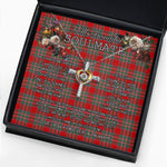 To My Beautiful Soulmate Necklace In Your Eyes I Have Found My Home Clan MacBain Tartan Cross Dancing Necklace