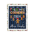 Personalized Gift Tartan Plaid Blanket Clan Home Hume With Christmas Cookie Baking Crew Christmas Gift Blanket, Plaid Blanket, Christmas Fleece Blanket, Christmas Blanket, Tartan Blanket, Scottish Blanket, Scotland Blanket, Family Name Blanket, Custom Blanket, Personalized Blanket
