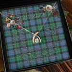 To My Beautiful Soulmate Necklace In Your Eyes I Have Found My Home Clan Morrison Ancient Tartan Wishbone Dancing Necklace