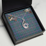 To My Beautiful Soulmate Necklace In Your Eyes I Have Found My Home Clan Douglas Tartan Rising Phoenix Necklace