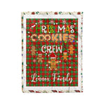 Personalized Gift Tartan Plaid Blanket Clan Lennox With Christmas Cookie Baking Crew Christmas Gift Blanket, Plaid Blanket, Christmas Fleece Blanket, Christmas Blanket, Tartan Blanket, Scottish Blanket, Scotland Blanket, Family Name Blanket, Custom Blanket, Personalized Blanket