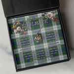 To My Beautiful Soulmate Necklace In Your Eyes I Have Found My Home Clan Blackwatch Dress Modern Tartan Crown Pendant Necklace