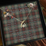 To My Beautiful Soulmate Necklace In Your Eyes I Have Found My Home Clan Scott Brown Ancient Tartan Wishbone Dancing Necklace