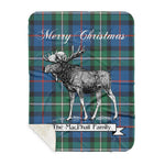 Scotstee Shop Plaid Tartan Blanket With Moose Clan MacPhail Plaid Blanket, plaid blanket australia,plaid blanket canada,plaid christmas blanket,plaid fleece sherpa blanket,plaid sherpa blanket canada,plaid sherpa blanket lipstick,plaid sherpa blanket pink,plaid sherpa blanket queen