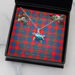 Sea Turtle Necklace To My Beautiful Soulmate Necklace In Your Eyes I Have Found My Home Clan McKerrell Red Tartan Blue Turtle Necklace
