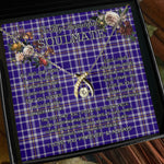 To My Beautiful Soulmate Necklace In Your Eyes I Have Found My Home Clan Allardice Tartan Wishbone Dancing Necklace