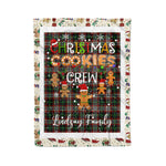 Personalized Gift Tartan Plaid Blanket Clan Lindsay Hunting With Christmas Cookie Baking Crew Christmas Gift Blanket, Plaid Blanket, Christmas Fleece Blanket, Christmas Blanket, Tartan Blanket, Scottish Blanket, Scotland Blanket, Family Name Blanket, Custom Blanket, Personalized Blanket
