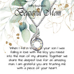 Mom Necklace - Boyfriend's Mom Necklace, Gift For Boyfriend's Mom, To My Boyfriends Mom Necklace, Mother's Day Phoenix Rising Necklace