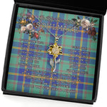 To My Beautiful Soulmate Sunflower Necklace In Your Eyes I Have Found My Home Clan US Marine Tartan Jewelry For Girlfriend, Tartan Sunflower Pendant Necklace, Scottish Tartan Jewelry, valentine necklace, necklace girlfriend, necklace for wife, cute necklaces for girlfriend, jewelry for girlfriend, to my soulmate necklace, to my future wife necklace