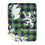 Sherpa Blanket - Tartan Blanket Thistle and Lion Scottish Clan Dalrymple Plaid Blanket, plaid sherpa blanket queen,purple sherpa blanket,queen sherpa blanket,queen size sherpa blanket,red sherpa blanket,scottish tartan blankets,sherpa blanket,sherpa christmas blanket