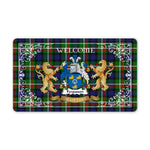 Doormat - Tartan Door Mat The Family Ferguson Modern Welcome Mat, Plaid Doormat Scottish