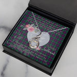 Rising Phoenix Necklace - Valentine Necklace Clan MacArthur of Milton Tartan Gift for Girlfriend, Gift for My Wife Rising Phoenix Necklace