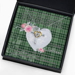 Gift For My Beautiful Girlfriend Necklace Valentine Necklace Clan MacDonald Lord Of The Isles Tartan Cross Dancing Necklace Scottish Tartan Jewelry