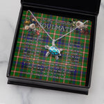 Sea Turtle Necklace To My Beautiful Soulmate Necklace In Your Eyes I Have Found My Home Clan Reid Tartan Blue Turtle Necklace