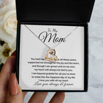 Love Dancing Necklace - Mom Necklace - To My Mom - Love You Always And Forever