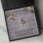 To My Beautiful Soulmate Necklace In Your Eyes I Have Found My Home Clan Hannay Grey Tartan Crown Pendant Necklace