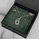 To My Beautiful Soulmate Necklace In Your Eyes I Have Found My Home Clan Cranstoun Tartan Rising Phoenix Necklace