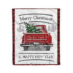 Tartan Blanket Vintage Red Truck with Christmas Tree Family Scottish Clan MacIver Red plaid blanket, red plaid blanket, buffalo plaid blanket, green plaid blanket, plaid fleece blanket, blue plaid blanket, red tartan blanket, tartan plaid blanket, black and white plaid blanket, , christmas plaid blanket, orange plaid blanket, tartan plaid throw blanket, pink plaid blanket, brown plaid blanket, buffalo check blanket