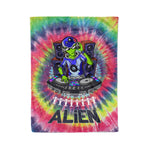 Scotstee Shop - Scotstee Shop Blanket Alien Music DJ Tie Dye Hippie Fleece Blanket