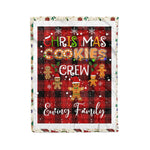 Products Personalized Gift Tartan Plaid Blanket Clan Ewing With Christmas Cookie Baking Crew Christmas Gift Blanket, Plaid Blanket, Christmas Fleece Blanket, Christmas Blanket, Tartan Blanket, Scottish Blanket, Scotland Blanket, Family Name Blanket, Custom Blanket, Personalized Blanket