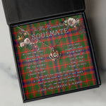 To My Beautiful Soulmate Necklace In Your Eyes I Have Found My Home Clan Nithsdale Tartan Crown Pendant Necklace