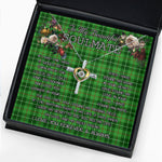 To My Beautiful Soulmate Necklace In Your Eyes I Have Found My Home Clan Boyle Tartan Cross Dancing Necklace