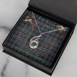 To My Beautiful Soulmate Necklace In Your Eyes I Have Found My Home Clan Rose Hunting Modern Tartan Rising Phoenix Necklace