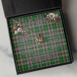 To My Beautiful Soulmate Necklace In Your Eyes I Have Found My Home Clan Gray Tartan Crown Pendant Necklace