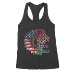 She's A Good Girl Loves Her Mama Jesus & America Too Hippie Women's Tank Top - Scotstee Shop