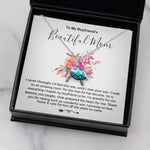 Opal Turtle Necklace - Mother-In-Law Necklace, Necklace Gift For Boyfriend's Mom, To My Boyfriend's Mom Gift, Future Mother-In-Law