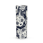 Sugar Skull Tumbler Sugar Cat Skull with Floral Sugar Skull Tumbler - Scotstee Shop