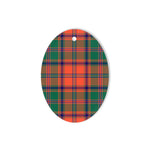 Stewart Of Appin Ancient Tartan Oval Ornaments, Christmas Tree Ornament, Plaid Christmas Ornaments, Ceramic Oval Christmas Tree Decoration, Tartan Oval Ornaments, Christmas Tree Ornament, Plaid Christmas Ornaments, Ceramic Oval Christmas Tree Decoration