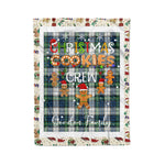 Personalized Gift Tartan Plaid Blanket Clan Gordon Dress Ancient With Christmas Cookie Baking Crew Christmas Gift Blanket, Plaid Blanket, Christmas Fleece Blanket, Christmas Blanket, Tartan Blanket, Scottish Blanket, Scotland Blanket, Family Name Blanket, Custom Blanket, Personalized Blanket
