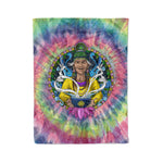 Scotstee Shop - Scotstee Shop Blanket Ayahuasca Shaman Funny Hippie Tie Dye Fleece Blanket