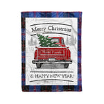 Tartan Blanket Vintage Red Truck with Christmas Tree Family Scottish Clan Maule Modem plaid blanket, red plaid blanket, buffalo plaid blanket, green plaid blanket, plaid fleece blanket, blue plaid blanket, red tartan blanket, tartan plaid blanket, black and white plaid blanket, , christmas plaid blanket, orange plaid blanket, tartan plaid throw blanket, pink plaid blanket, brown plaid blanket, buffalo check blanket