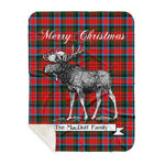 Scotstee Shop Plaid Tartan Blanket With Moose Clan MacDuff Modern Plaid Blanket, plaid blanket australia,plaid blanket canada,plaid christmas blanket,plaid fleece sherpa blanket,plaid sherpa blanket canada,plaid sherpa blanket lipstick,plaid sherpa blanket pink,plaid sherpa blanket queen