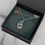 To My Beautiful Soulmate Necklace In Your Eyes I Have Found My Home Clan MacCallum Modern Tartan Rising Phoenix Necklace