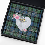 Gift For My Beautiful Girlfriend Necklace Valentine Necklace Clan MacKay Ancient Tartan Cross Dancing Necklace Scottish Tartan Jewelry