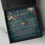 To My Beautiful Soulmate Necklace In Your Eyes I Have Found My Home Clan Kay Tartan Crown Pendant Necklace