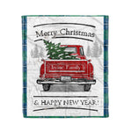 Tartan Blanket Vintage Red Truck with Christmas Tree Family Scottish Clan Irvine Ancient plaid blanket, red plaid blanket, buffalo plaid blanket, green plaid blanket, plaid fleece blanket, blue plaid blanket, red tartan blanket, tartan plaid blanket, black and white plaid blanket, , christmas plaid blanket, orange plaid blanket, tartan plaid throw blanket, pink plaid blanket, brown plaid blanket, buffalo check blanket
