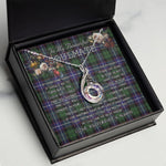 To My Beautiful Soulmate Necklace In Your Eyes I Have Found My Home Clan Galbraith Tartan Rising Phoenix Necklace